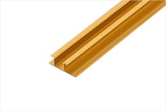 湖南航空纤维墙咔铝合金带灯中条（钛金氧化）