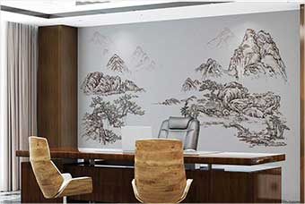 湖南森佰汇航空纤维墙咔（山水之间）