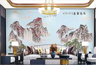 湖南森佰汇航空纤维墙咔（鸿运当头）